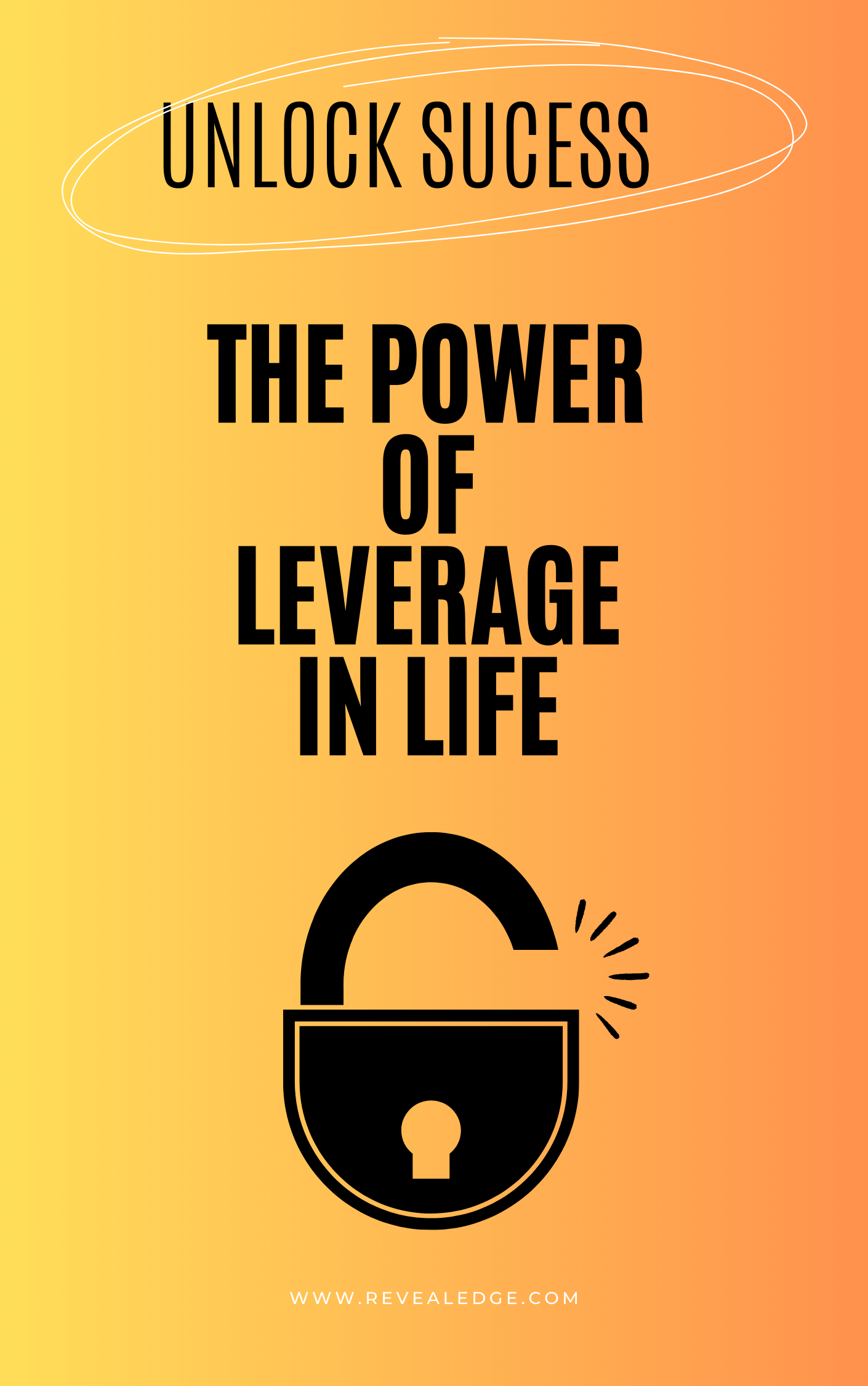 A self-help book cover with a bold, yellow title, symbolizing the power of leverage